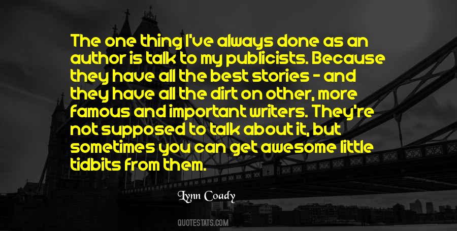 Famous Author Sayings #1615661