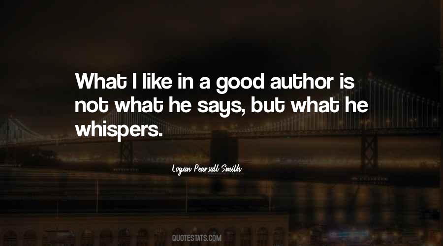 Good Author Sayings #1554692