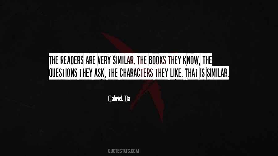 Quotes About Similar Characters #795309