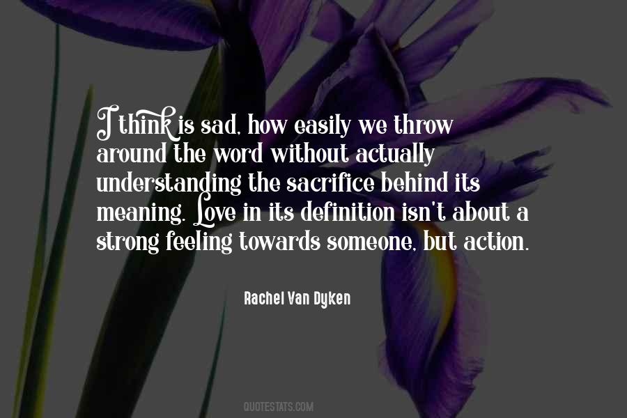 A Word Meaning Sayings #250734