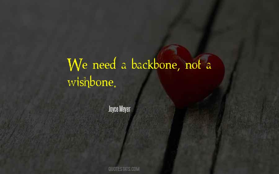 No Backbone Sayings #502877