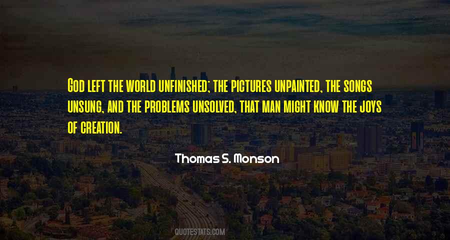 Quotes About Unsolved Problems #263067