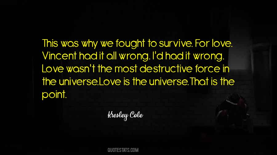 Quotes About Love Universe #102171