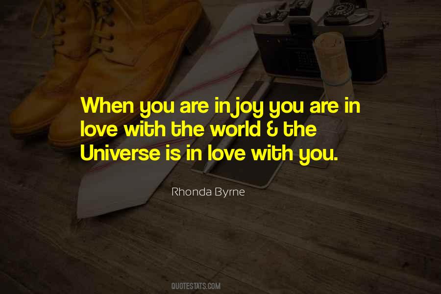 Quotes About Love Universe #113697