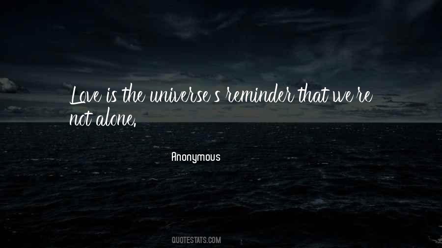 Quotes About Love Universe #16216