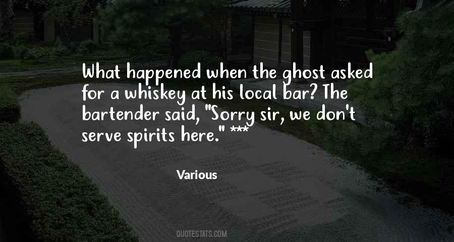 Best Bartender Sayings #234349