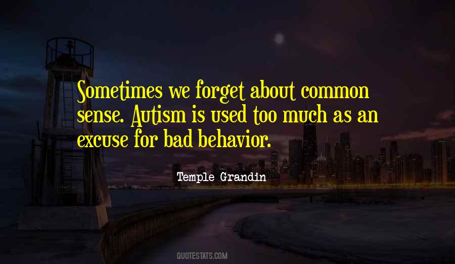 Common Sense Behavior Sayings #1351477