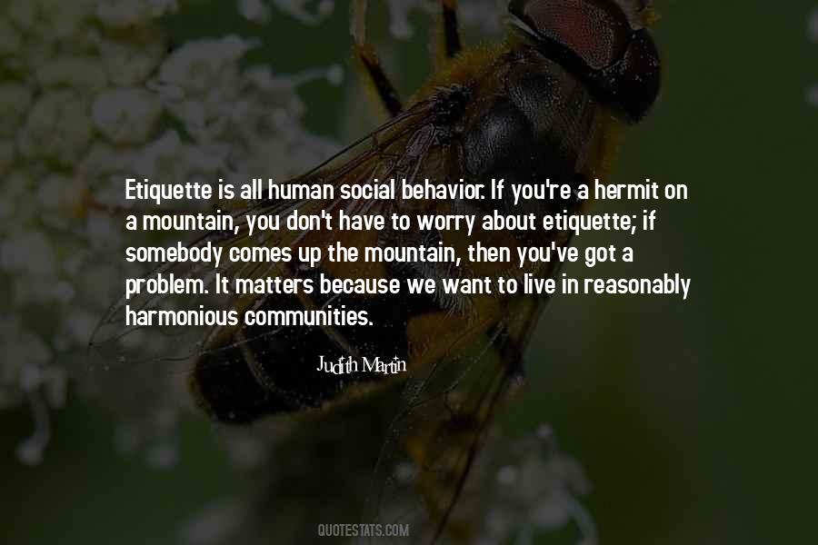 Social Behavior Sayings #796937