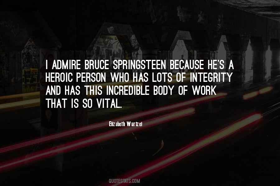 Quotes About Springsteen #978015
