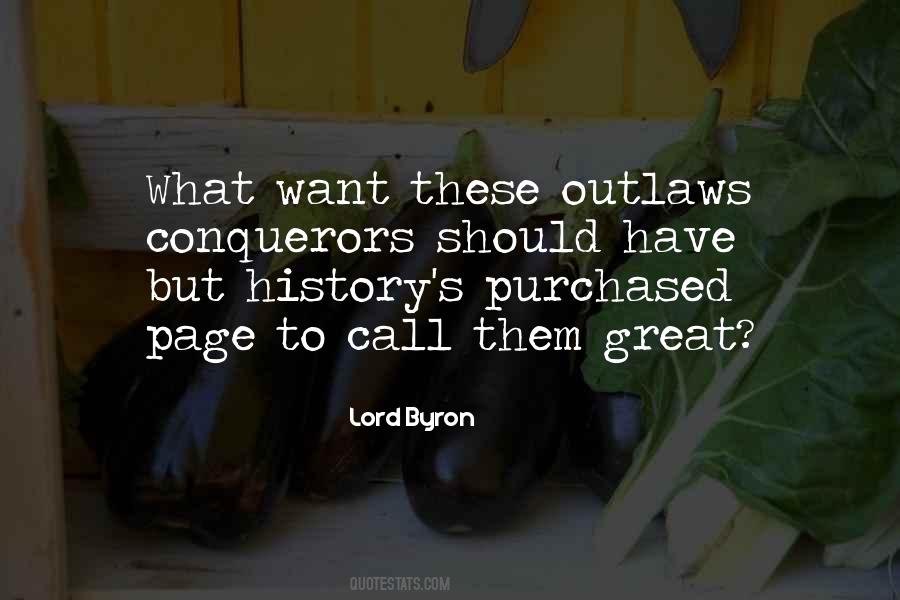 Quotes About Outlaws #1812571
