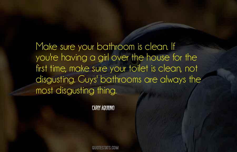 Bathroom Clean Sayings #1003269