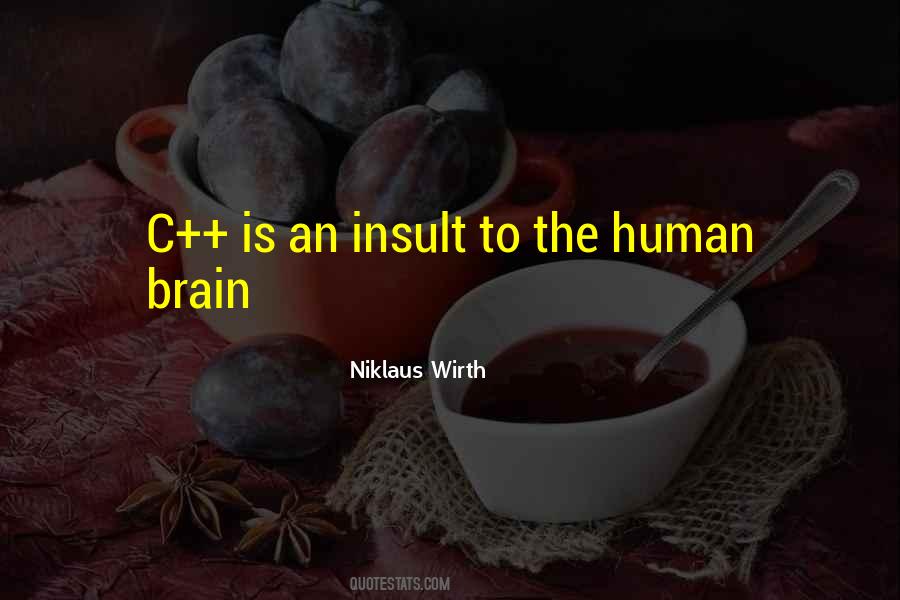 Human Brain Sayings #1771555