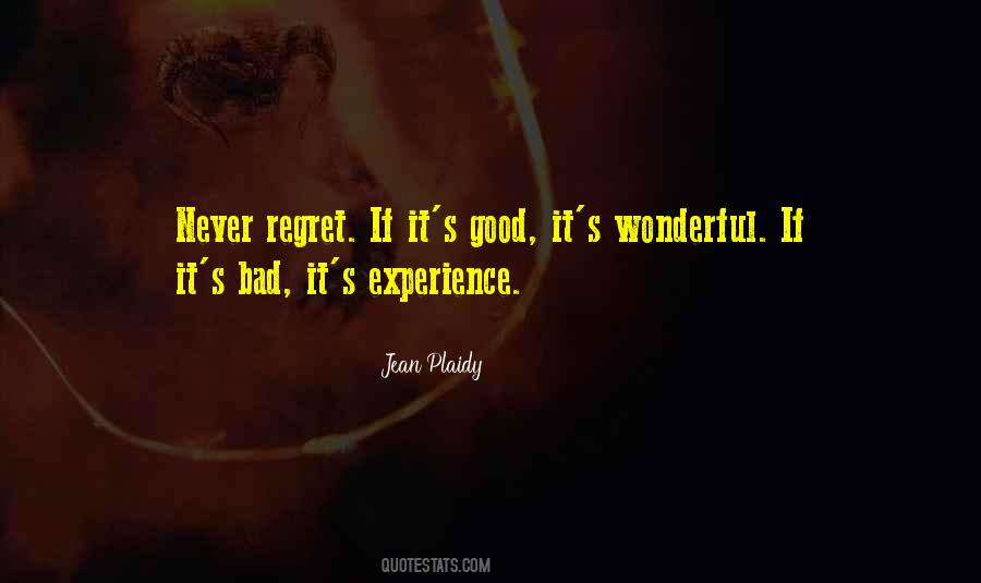 Good Regret Sayings #228803