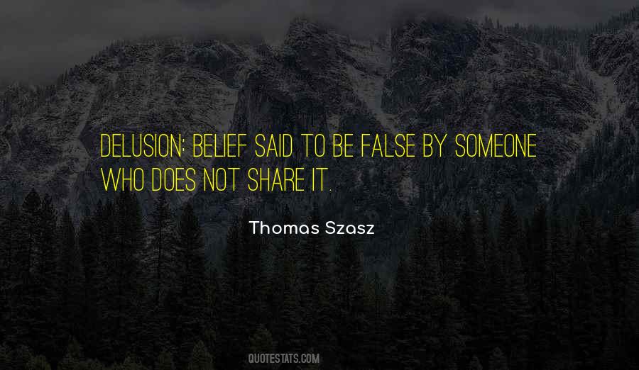 False Belief Sayings #386265