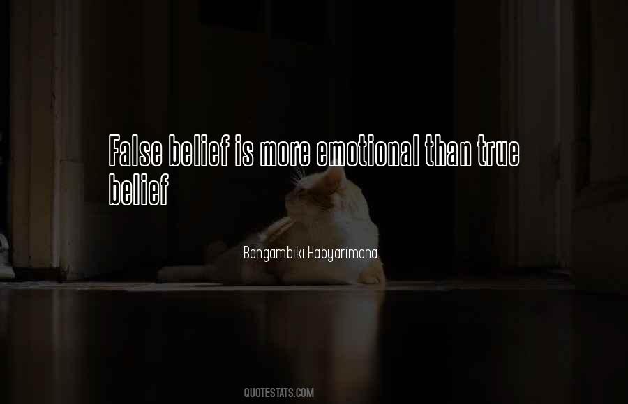 False Belief Sayings #432190