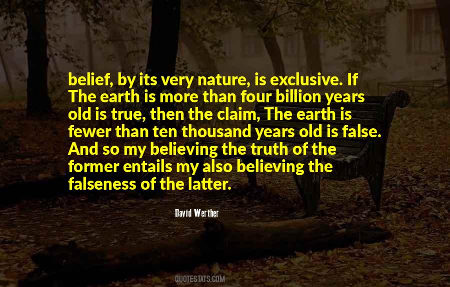 False Belief Sayings #58131