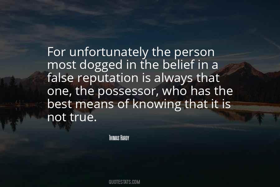 False Belief Sayings #736764