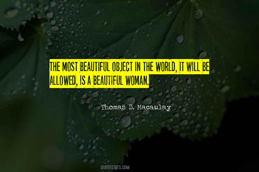 Quotes About The Most Beautiful Woman #7479