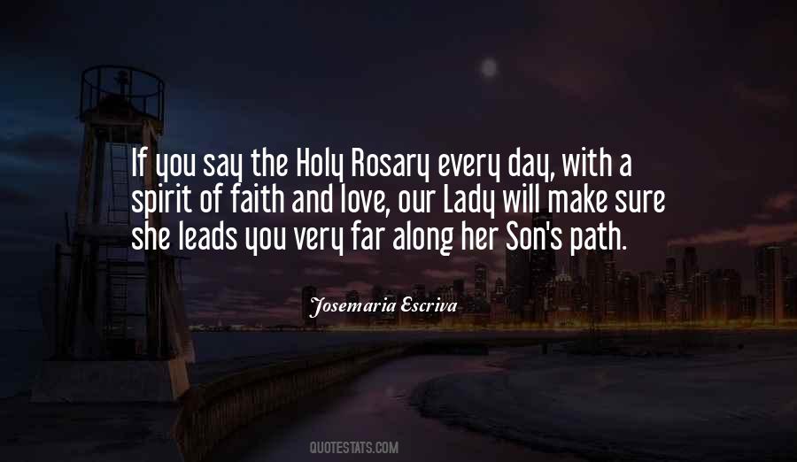 Quotes About Rosary #1263940