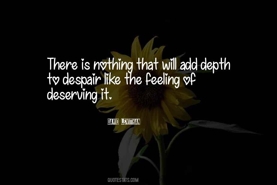 Quotes About Feeling Like Nothing #1714822