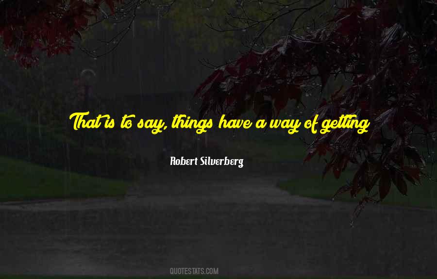 Quotes About Silverberg #1416788