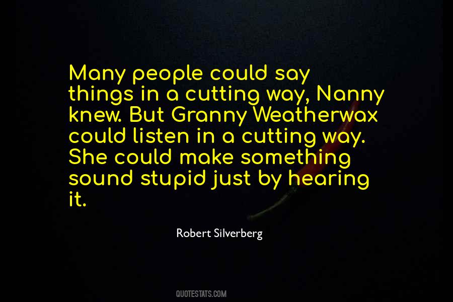 Quotes About Silverberg #1507746