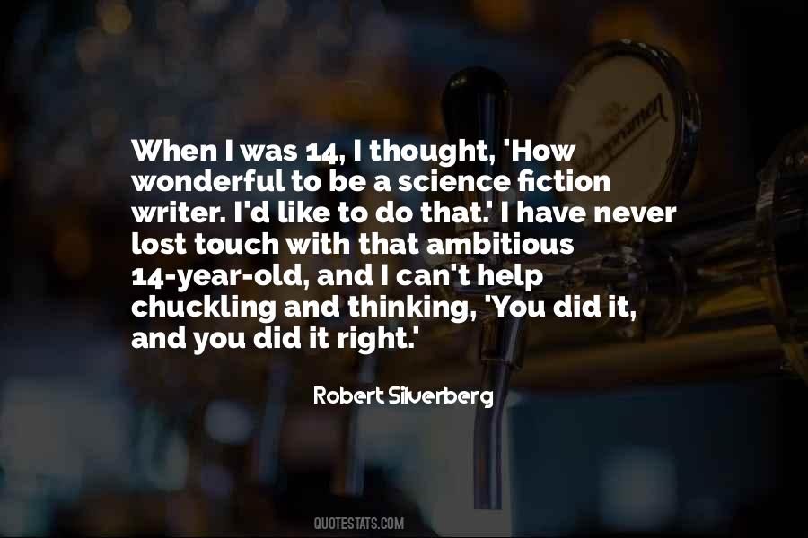 Quotes About Silverberg #399099