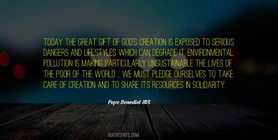 Quotes About Care For God's Creation #102433