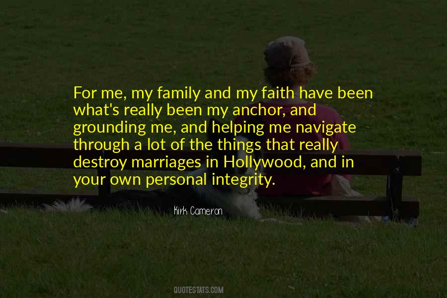 Quotes About Integrity And Family #1287056