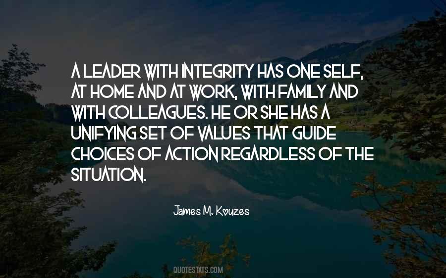 Quotes About Integrity And Family #1683911