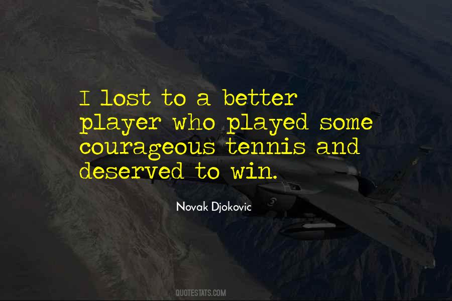 Tennis Player Sayings #1232199