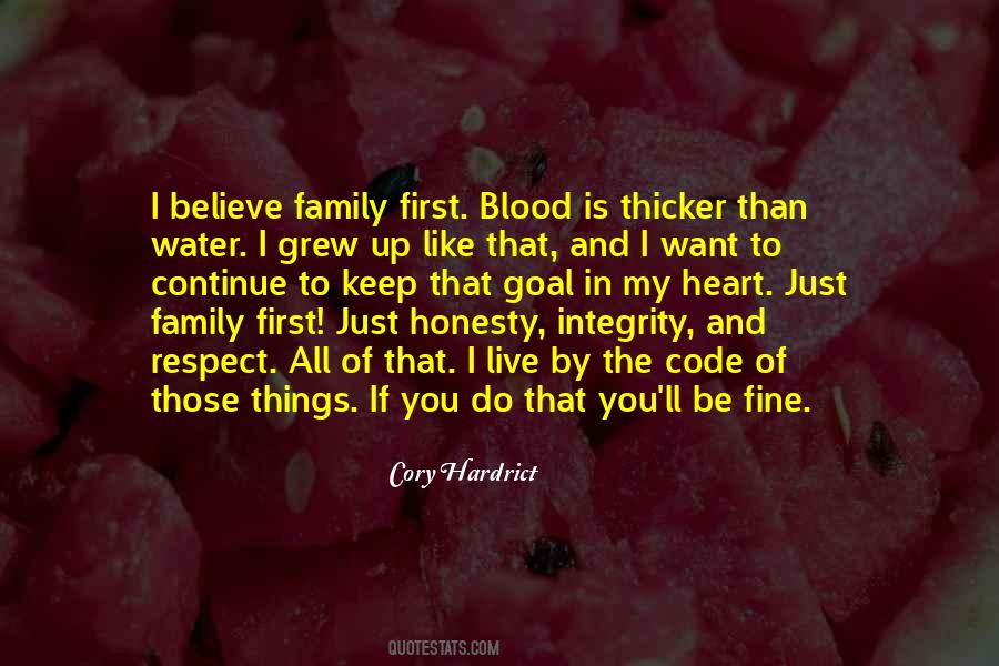 Family Blood Sayings #503721