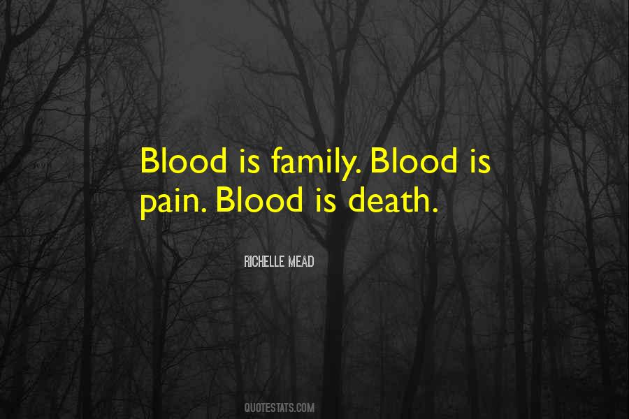 Family Blood Sayings #521199