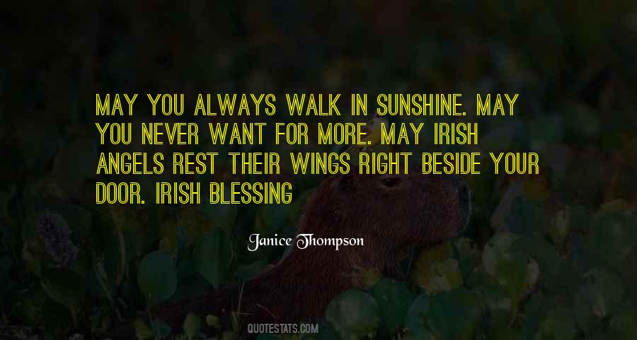Irish Blessing Sayings #1375343