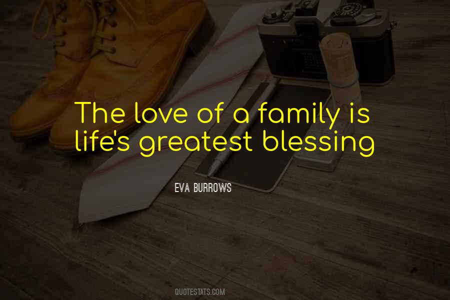 Family Blessing Sayings #1328847