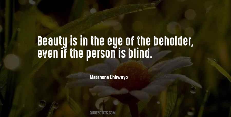 Blind Eye Sayings #275851