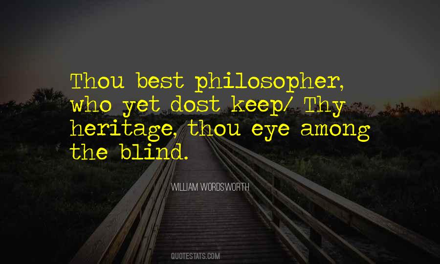 Blind Eye Sayings #478192