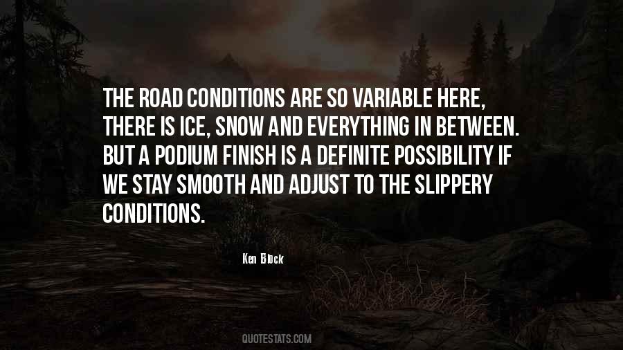 Road Block Sayings #1409154