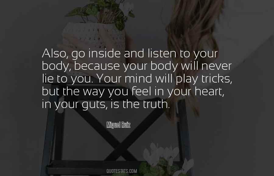 Heart And Body Sayings #139315