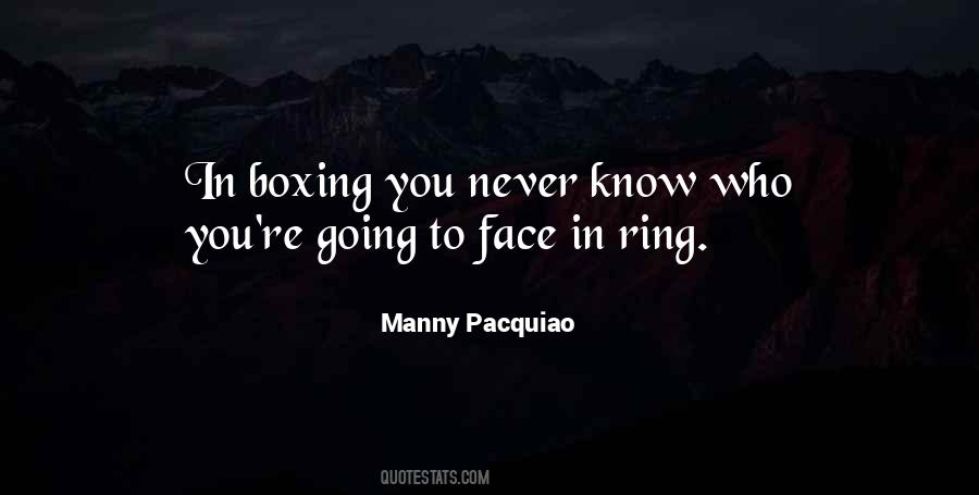 Boxing Ring Sayings #177659