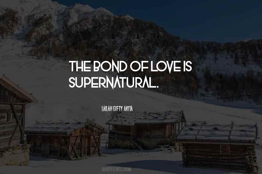 Love Bond Sayings #116082