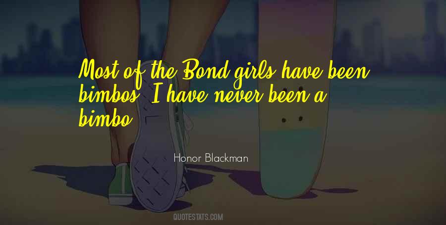 Bond Girl Sayings #1811342