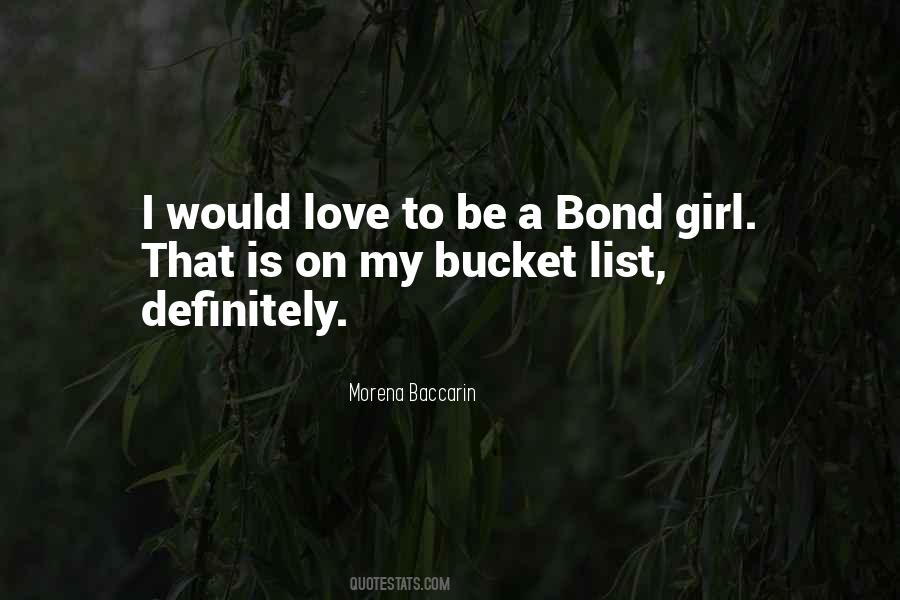 Bond Girl Sayings #986423