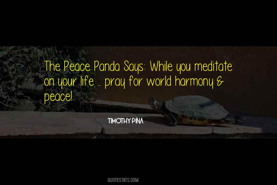 Pray For Peace Sayings #1393846