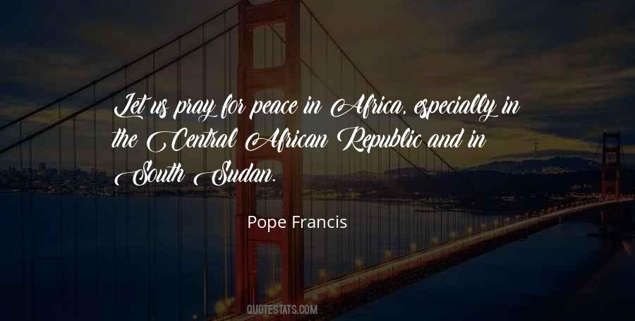 Pray For Peace Sayings #1790653
