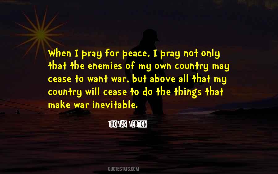 Pray For Peace Sayings #653042