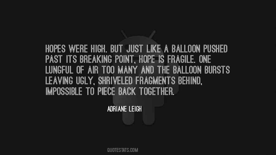 Quotes About Balloon #1239194