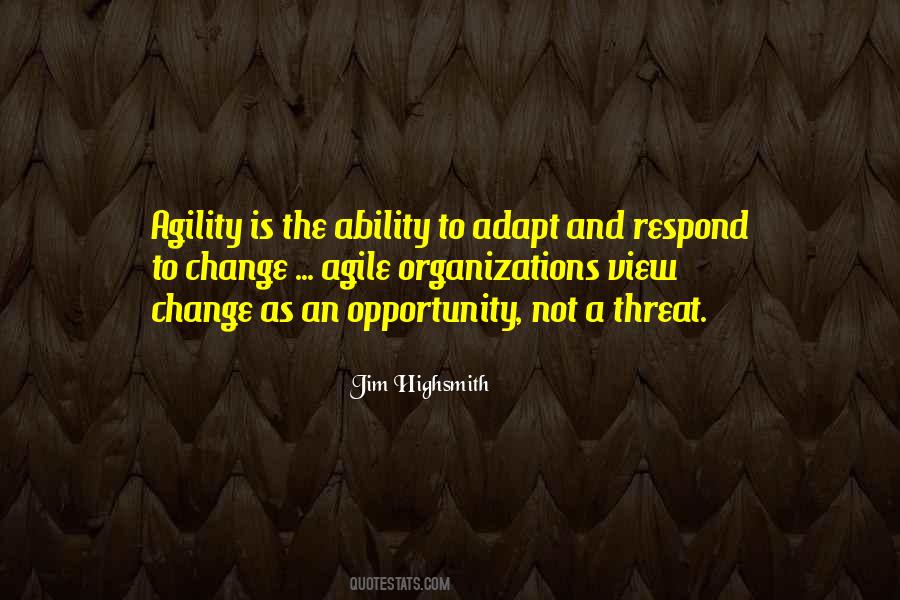 Quotes About Agility #775377