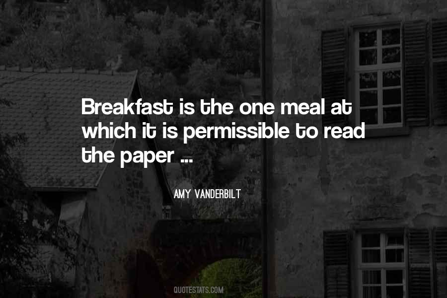 Best Breakfast Sayings #60348