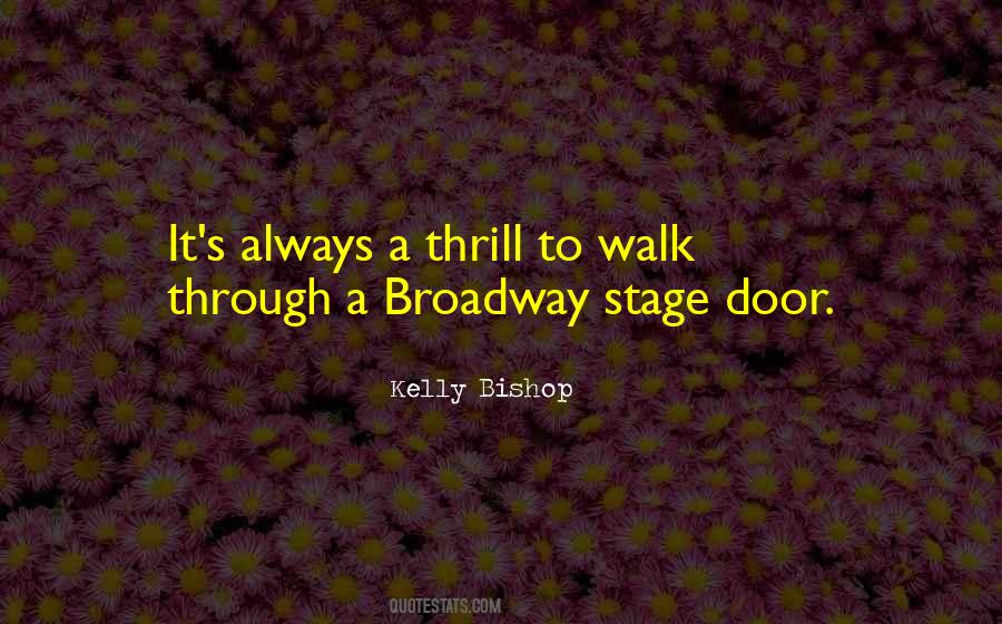 Broadway Stage Sayings #786296